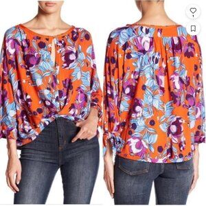 Free People Keeping On Floral top